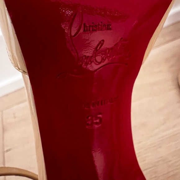 Christian Louboutin ankle strap sandals. Used great condition. - Picture 2 of 3